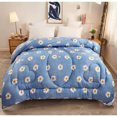 CangGe Sweam Thickened Warm Winter Quilt Sofa Office Airplane Quilts For Adult Kids Bedding Washed Air Condition