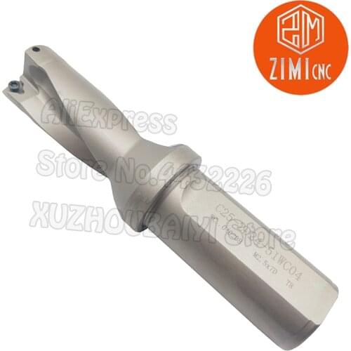 WC-24-2D-C25 fast drill bit for WCMT04 cemented carbide blade violent water injection drill U drill 2D shallow hole drill