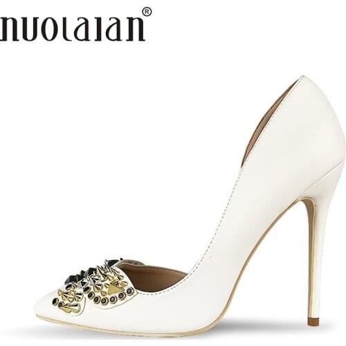 Brand Shoes Woman High Heels Women Pumps Stiletto Thin Heel Womens Shoes Pointed Toe High Heels Wedding Shoes size 35-42