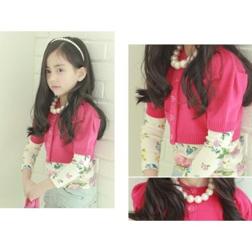 1pcs Good quality Large pearl necklace restoring ancient ways children baby women necklace jewelry accessories white