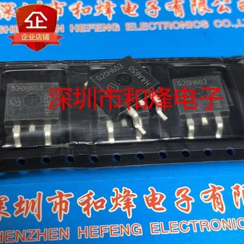 100% New&original G20H603 IGB20N60H3 TO-263 600V 20A
