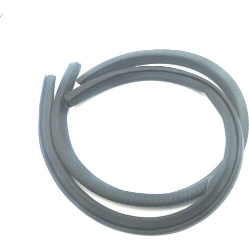 2 Pieces B Pillar Car Door Edge Trim Rubber Seal Protector Guard Strip Black Protector