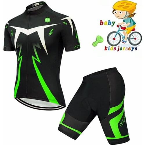 2020 new summer childrens bicycle clothing short-sleeved sweatshirt with shorts childrens mountain bike bicycle clothing