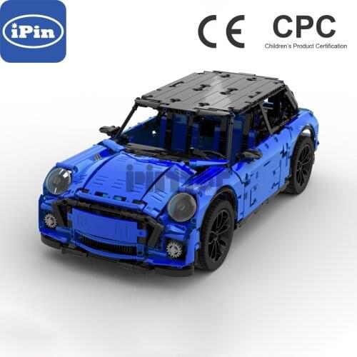 2021 nuova piccola tecnologia di particelle building block moc-36559 mini auto assemblato giocattolo modello statico display reg