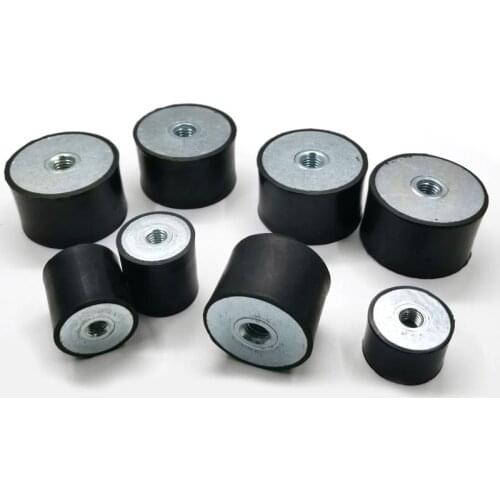 3pcs M3 M4 M5 M6 rubber shock absorber nut muff sleeve internal thread nuts shocking damping pad muffs sleeves screw