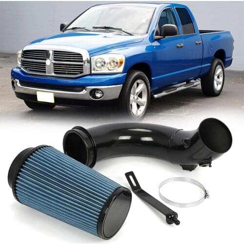 Aluminum Oiled Filter Cold Intake for 2007.5-2012 Dodge Ram Cummins 6.7L Diesel