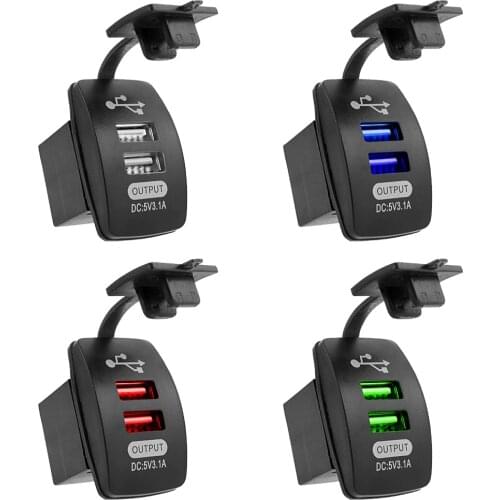 Car Charger Waterproof Dual USB Ports For Opel Astra H G J Corsa D C B Insignia Zafira B Vectra C B
