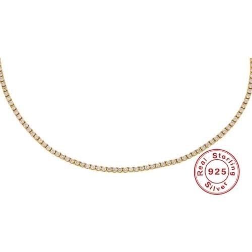 BOAKO Ins Hip Hop Necklace For Women 2020 Silver 925 Jewelry Necklace Charms Chains For Jewelry Collar Bijoux Femme #11.3