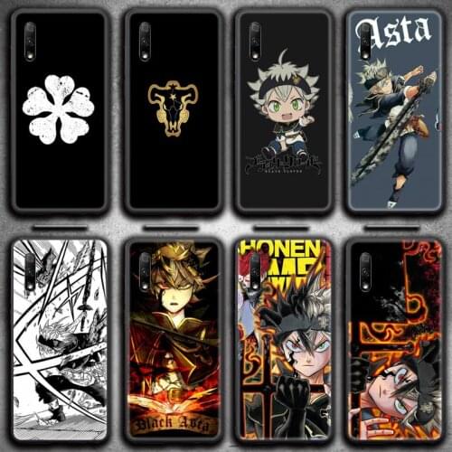 Black Clover Anime Asta Phone Case For Huawei Nova 6se 7 7pro 7se honor 7A 8A 7C 9C Play