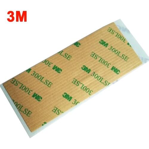 5sheets 3M 9495LE 300LSE Clear Double Sided Adhesive Tape Sticker For Repairing (2mmx100mm)
