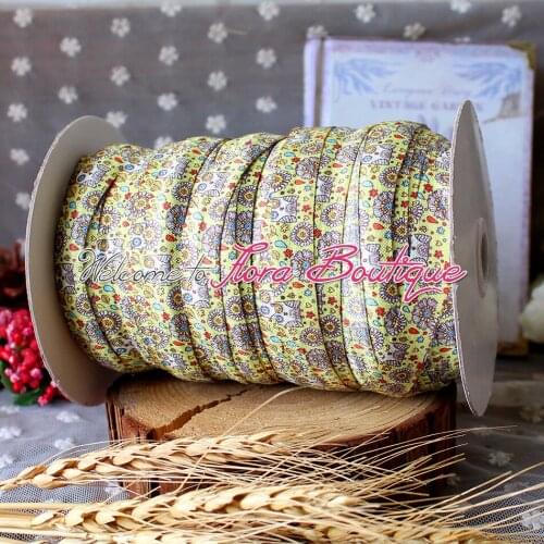 FLRA ElasticNew style printed elastic printed fold over elastic wholesale 5/8 foe