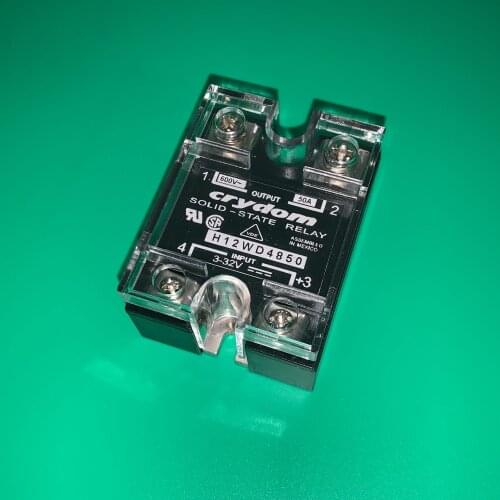 H12WD4850 RELAYS H12W D4850 SSR 50A 660VAC DC MODULE IGBT SOLID STATE RELAY H-12WD4850 H12WD-4850 H12 WD4850 H12WD 4850