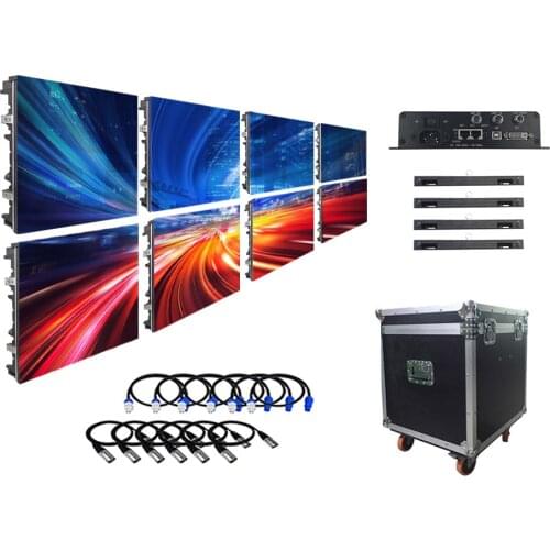 HD P2.6 Led Display Screen 2.6mm Led Video Wall Complete System + Video Processor + Hanging Beam + Controller