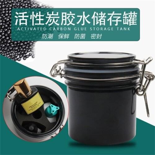 Eyelash Glue Storage Tank Individual Adhesive Stand Eyelash Extension Activated Sealed Storage Jar Container Makeup Tool