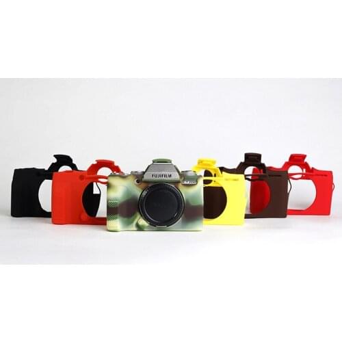 Soft Silicone Rubber Camera Case Bag Protect Skin Protective Body For Fuji Fujifilm X-T200 XT200 Cover Armor Skin