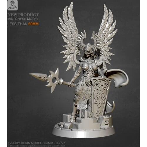 60mm Resin model kits figure beauty colorless and self-assembled TD-2777