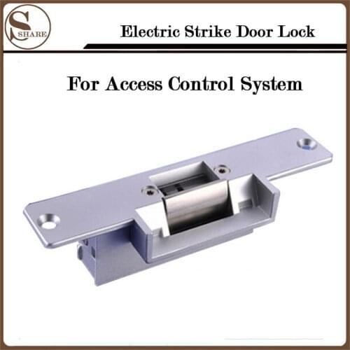 Stainless Door Security Safely 12V NC NO Door Electric Strike Lock For Access Control System