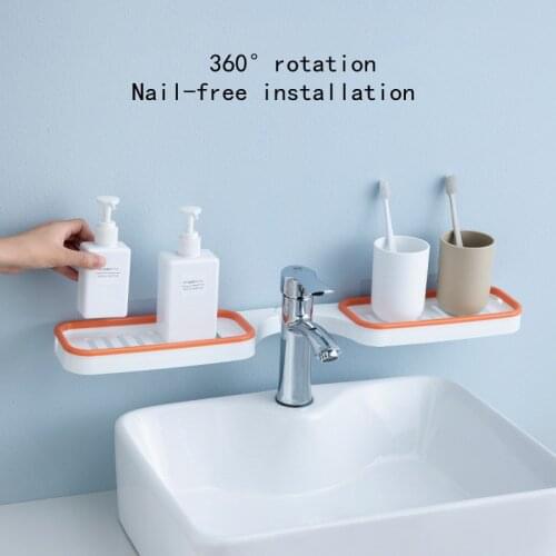 Bathroom Shelf Multipurpose Corner Holder Shower Shelves Wall Mount Kitchen Storage Basket Cosmetic Rack Home Organizer