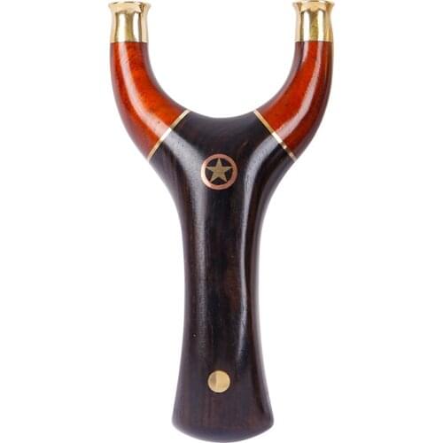 Toys For Boys Solid Wood Splicing High Quality Slingshot Slingshot Suitable for Outdoor Hunting Shooting with Flat Rubber Band