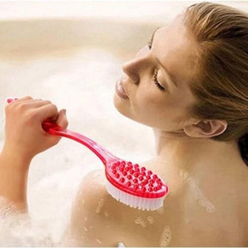 Long Handle Body Bath Shower Back Brush Scrubber Massager Skin Cleaning Tool Clean Brush Massage Brush Body Massager