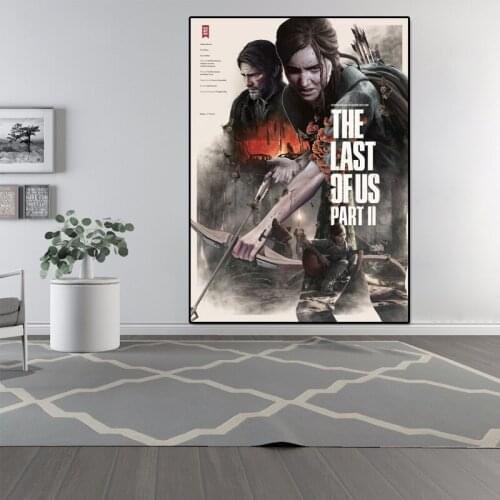 Modern The Last of Us 2 Movie Canvas Painting Wall Art Nordic Posters and Prints Wall Pictures for Living Room Decoration