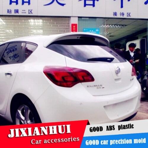 For Astra J Spoiler 2012-2013 Opel Astra J Spoiler ABS plastic Material Car Rear Wing Color Rear Spoiler