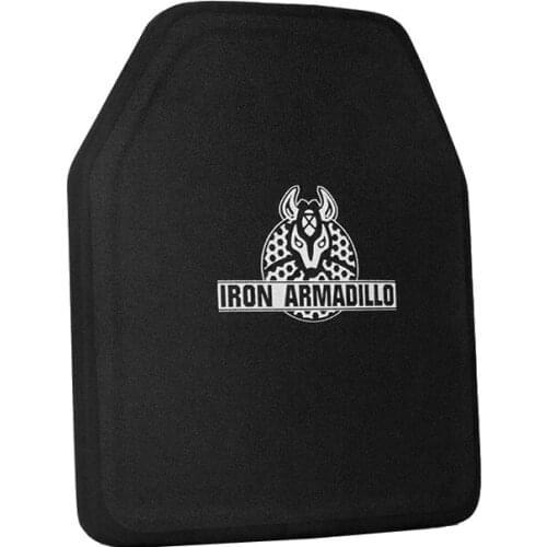 IRON ARMADILLO Bulletproof Plate NIJ Level III UHMWPE Stand Alone 10x12 inch single curve free shipping