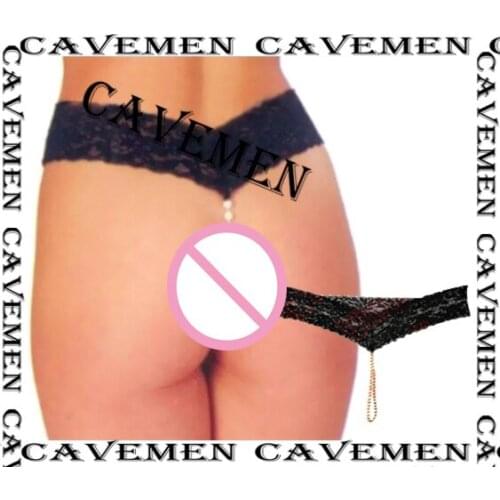 Full lace Pearl chain *718*Ladies Thongs G-string Underwear Panties Briefs T-back Swimsuit Bikini Free Shipping