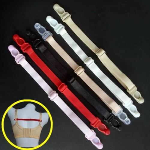 10pcs Straps Slip-Resistant Belts Buckle Shoulder Straps Bra Non-Slip Back Bra Straps Holder Adjustable Strape