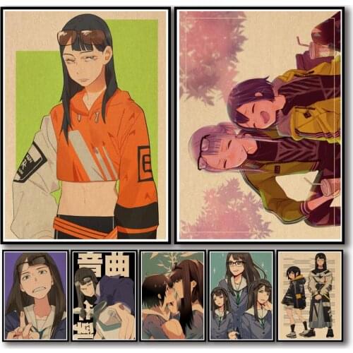WTQ Anime Retro Poster Eizouken Ni Wa Te Wo Dasu Na! Canvas Painting Anime Posters Wall Decor Poster Wall Art Picture Home Decor