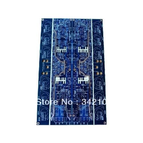 Free Shipping! 1pcs KSA50 Class A amplifier PCB gold seal plastic speaker protection integrated generic version