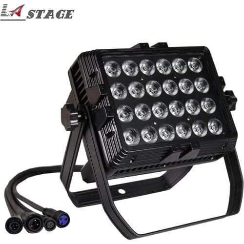 Free Shipping 24x18W RGBWA UV 6IN1 Square Shape Led Wall Washer Light Tyanshine Leds 24pcs High Power Waterproof IP65 Rate