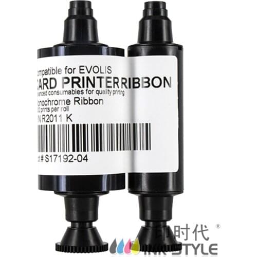 For MATICA R2011 Black Monochrome Ribbon 1000prints use in T20 ZT20 T10 ZT10 Z20T CHICA Series ID Card Prinrter