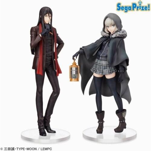 Original SEGA Lord El Melloi II Waver Velvet Gray Action FIGURE Kids Toys Model Figurals Brinquedos Action Figure