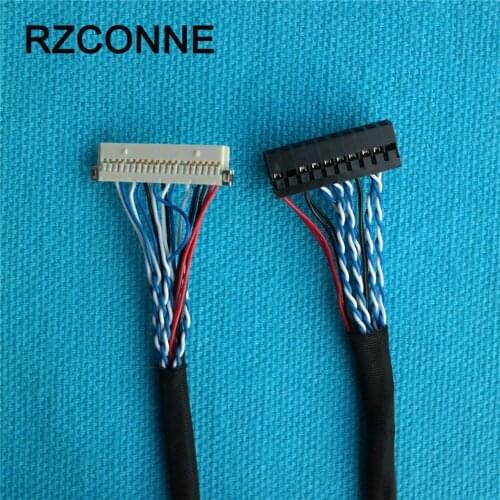 LVDS Cable DF19-20-D8 20pin single 1ch 8bit for 17inch-21inch LCD Controller Panel 5pcs/lot