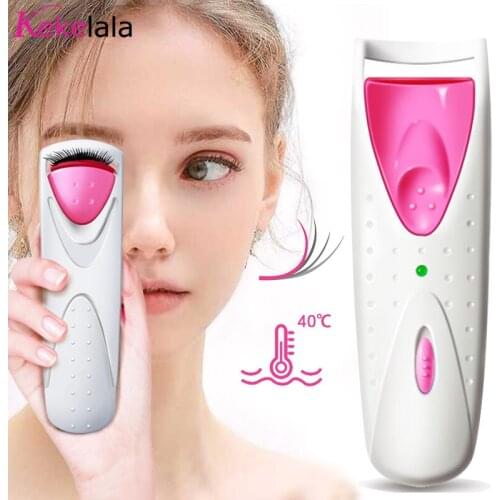 Kekelala Electric Heated Eyelash Perm Curler Pen Long Lasting Lashes Hot Perming Clips Automatic Makeup Tools