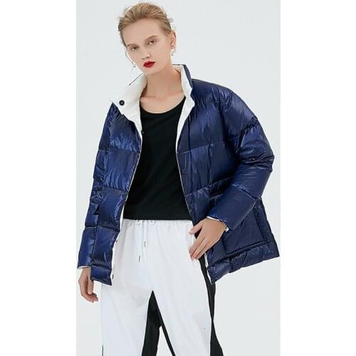Jackets Woman 2020 Big Size Basic Casual Parkas Winter Womens Quilted 90% White Duck Down Coat Female Outwear