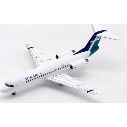 1:200 Scale Fokker70 FK 70 9V-SLL SILK AIR Airlines Planes Model Airplanes Metal Diecast Aircraft Plane Collectible Model Toy