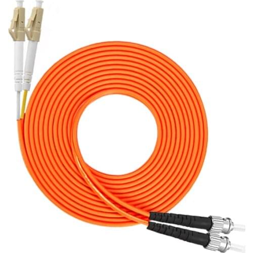 LC to ST Multimode fiber patch cord LC/ST Fiber Patch Cable UPC Polish MM Optical Fiber jumper Duplex OM2 OFNP 3m 5m 10m 15m