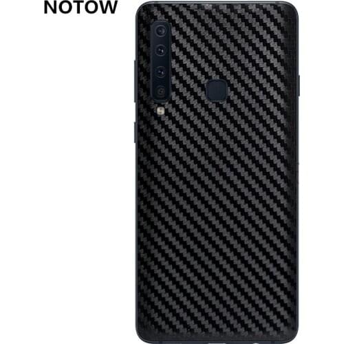 NOTOW Fashion 3D Carbon Fiber Back Paste Protective Film back sticker For Samsung Galaxy A7 2018/A9 2018/S10/S10E/S10plus Note 9