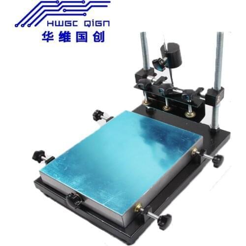 Low Price PCB Stencil Printer, Manual Pick and Place Machine for SMT LED Production Line