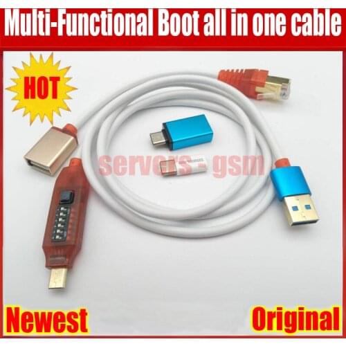 Newest Original All Boot Cable (EASY SWITCHING) Micro USB RJ45 All in One Multifunction Boot Cable edl cable
