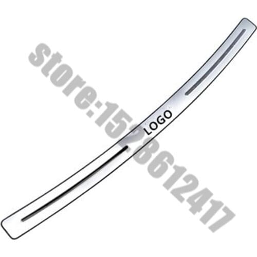 Stainless steel Rear Bumper Protector Sill Trunk Tread Plate Trim Car styling For Volkswagen Touran 2004-2015