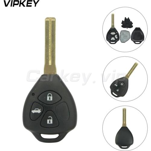Remotekey Remote key fob control 3 button For Toyota Crown 434mhz Toy48 key Blade with G chip replacement key