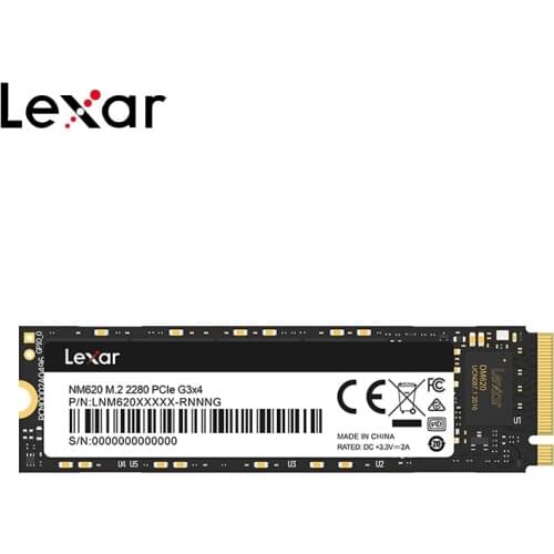 Original Lexar SSD NM620 NVme M.2 2280 1TB High Performance Computer Internal Solid State Drive Up to 3300MB/s Read Storage Disk