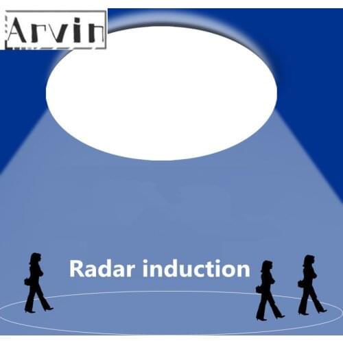 24W 18W 12W night light LED ceiling light bedroom bathroom light with motion sensor PIR corridor 85-265V human body induction