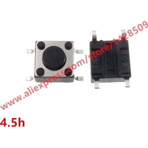 200pcs/lot 6*6*4.5mm Tactile Tact Push Button Micro Switch Momentary Push Button