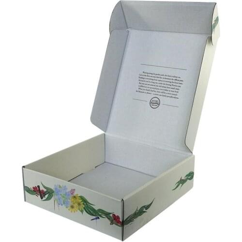 Packing Box Factory Supply Corrugated Cloth for Cloth China Paper Recyclable Rectangle Apparel Packing Items Jielong Accept CMYK