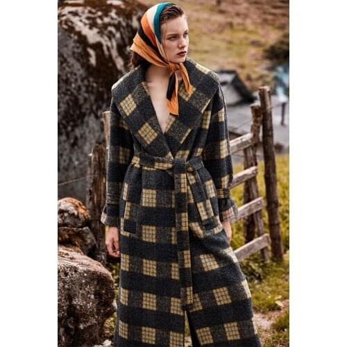 High End Superfine Cashmere Overcoat Womens Middle and Long 2021 New British Style Woollen Sweater for Slim Fitting