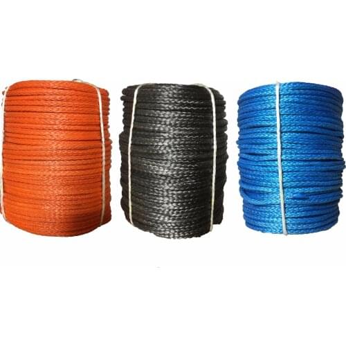 High Quality 3mm x 30m Synthetic Winch Line UHMWPE Fiber Rope Towing Cable Car Accessories For 4X4/ATV/UTV/4WD/OFF-ROAD